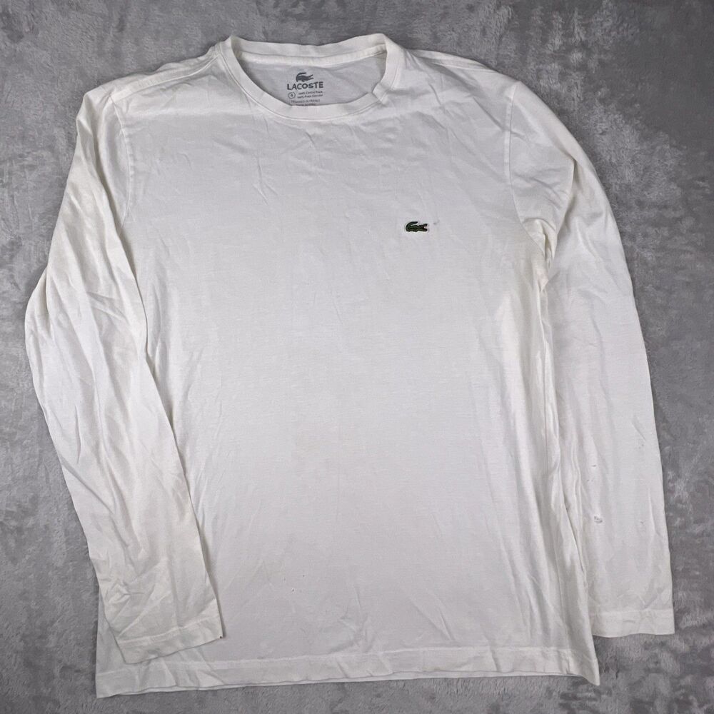 Lacoste Pima Cotton Long Sleeve T Shirt Men Small FR 3